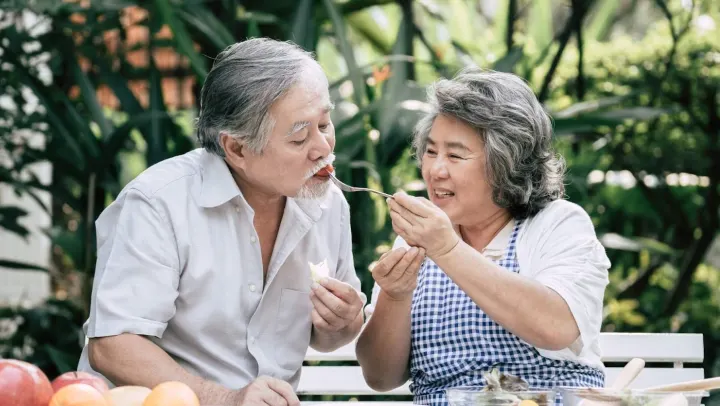 seniors eating soft foods